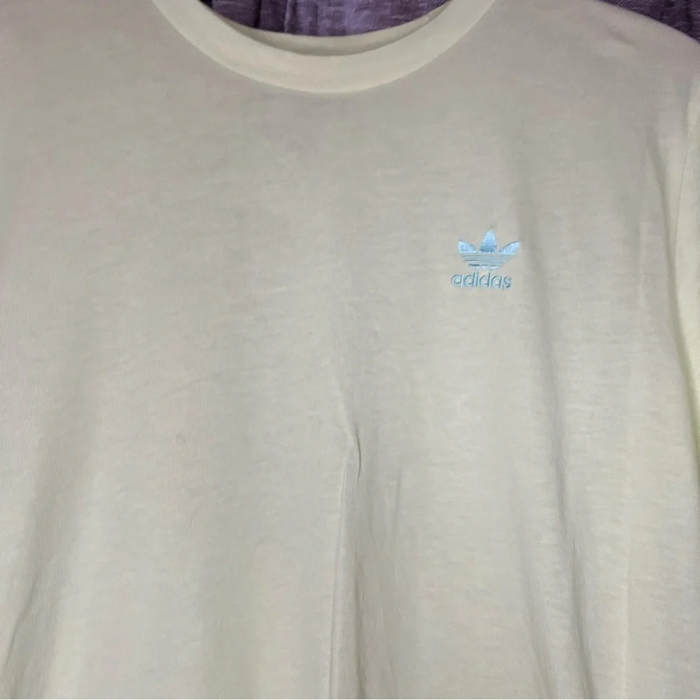 Adidas Men’s Trefoil Essentials Yellow Tint Short Sleeve T Shirt Size Small